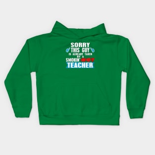 A Smokin' Hot Teacher Kids Hoodie